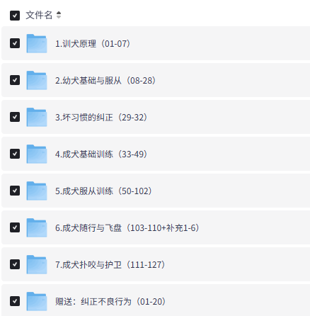 训狗教程，狗狗训练专业教程  训犬教程全合集140节课达伟资源网-素材资源-软件工具-各种资源分享达伟资源网