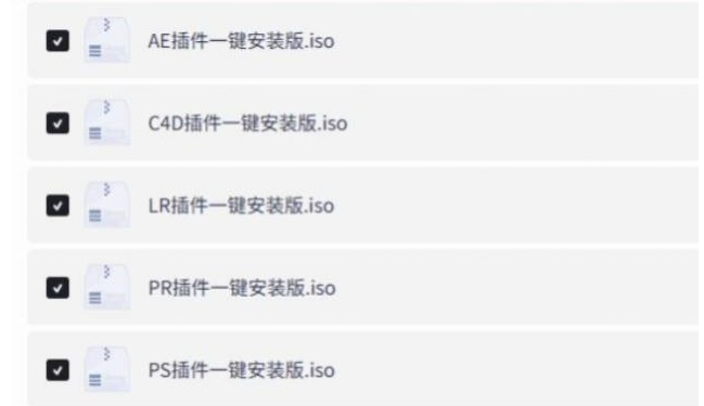 图片[3]达伟资源网-素材资源-软件工具-各种资源分享超级插件大合集！支持PS、PR、AE、LR、C4D后期设计软件一键安装插件包，使用简单，内置使用教程达伟资源网-素材资源-软件工具-各种资源分享达伟资源网